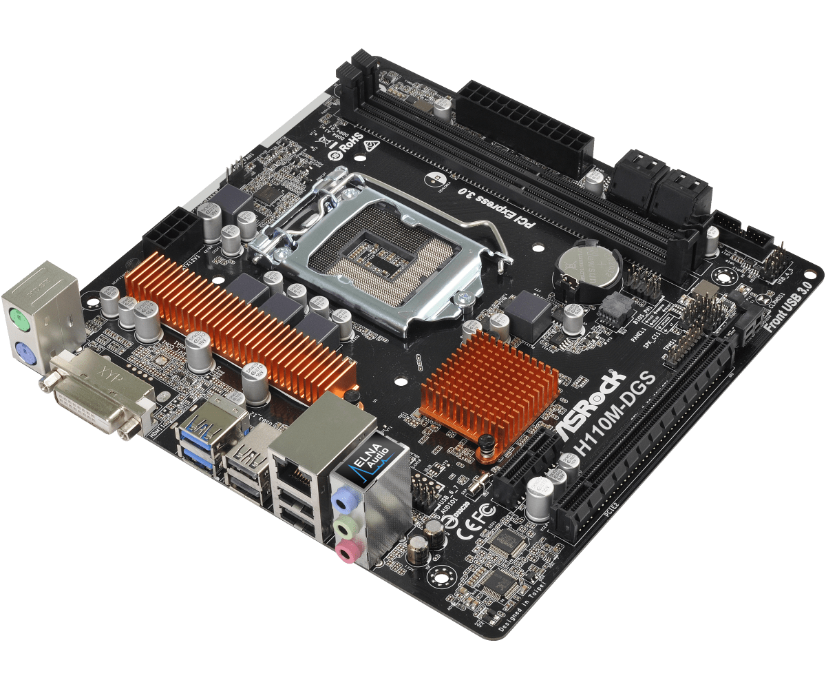 Asrock h110m dgs обзор